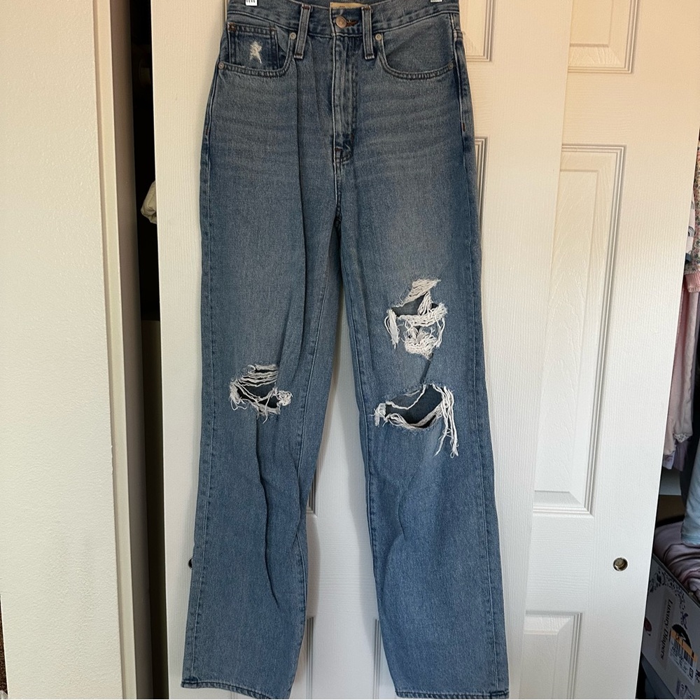 Madewell baggy straight jeans